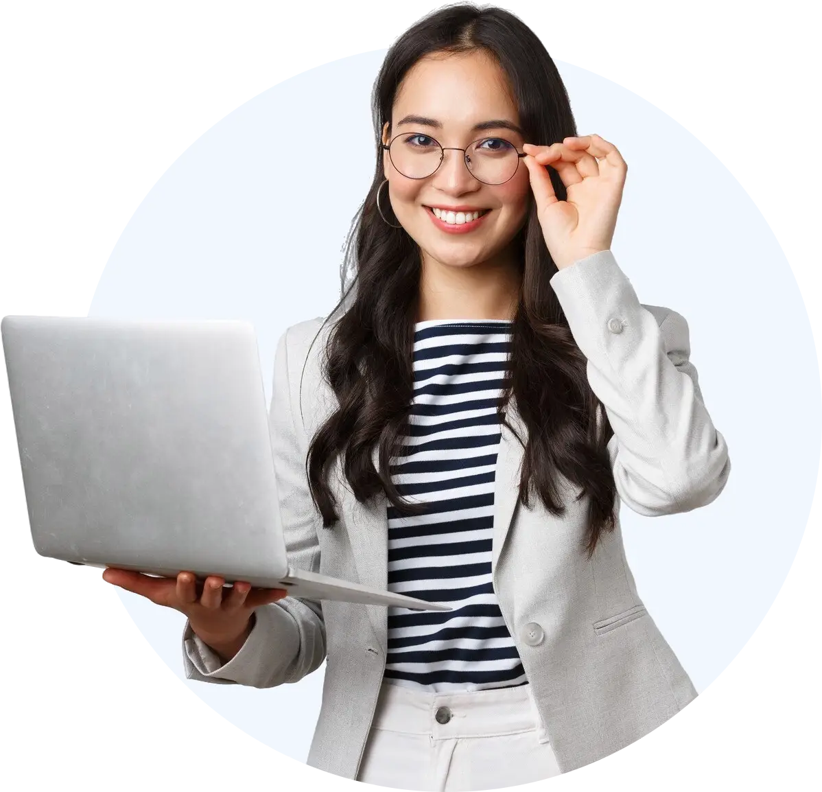 SEO professional reviewing search performance and business growth data